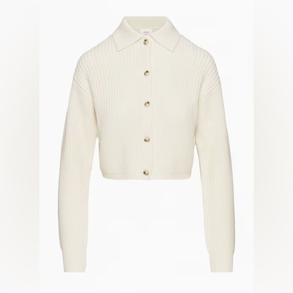 Aritzia Wilfred Nasim sweater size medium colour light birch great condition - Picture 1 of 4